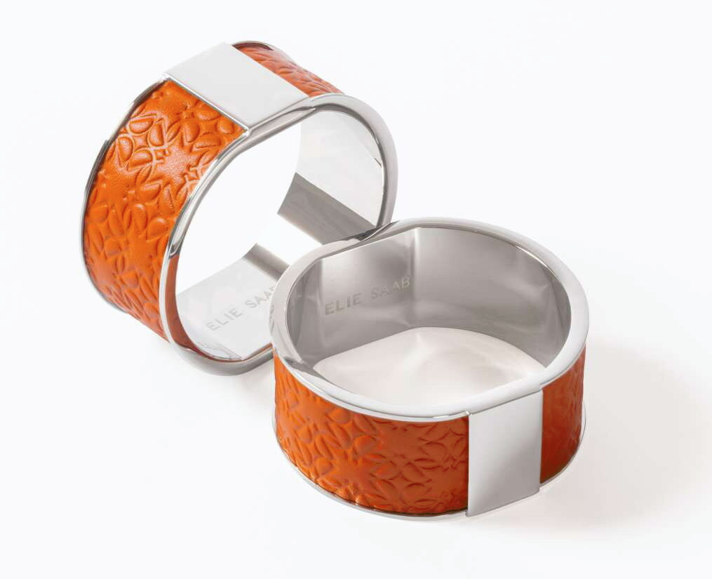 Leather Monogram Coaster Holder, view 3