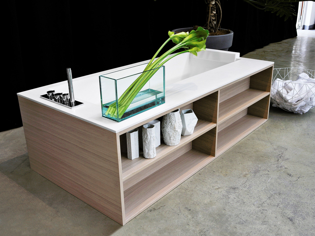 Biblio Freestanding and Built-In Bath, view 4