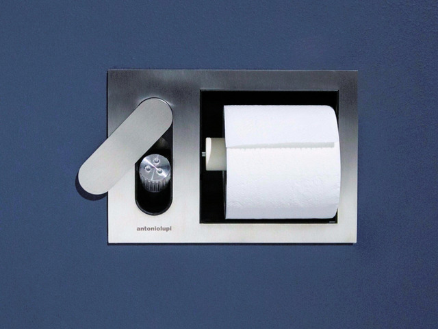 Cartatenso toilet paper holder with hygiene shower