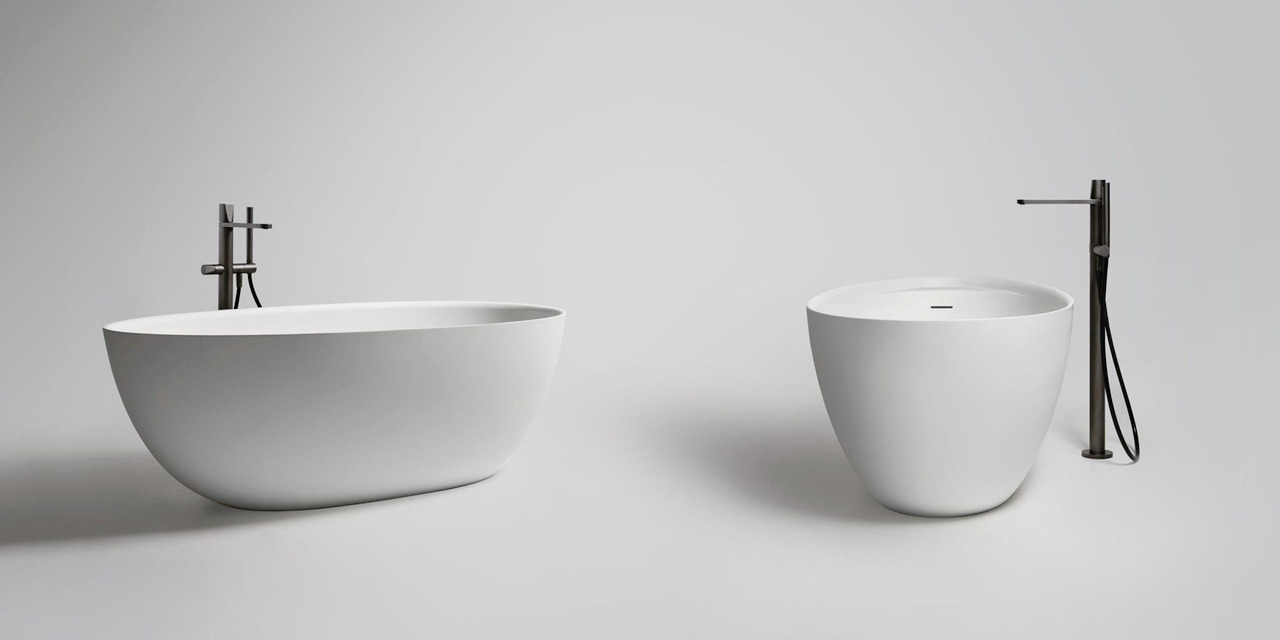 Eclipse Small Freestanding Bath by Antonio Lupi, view 4