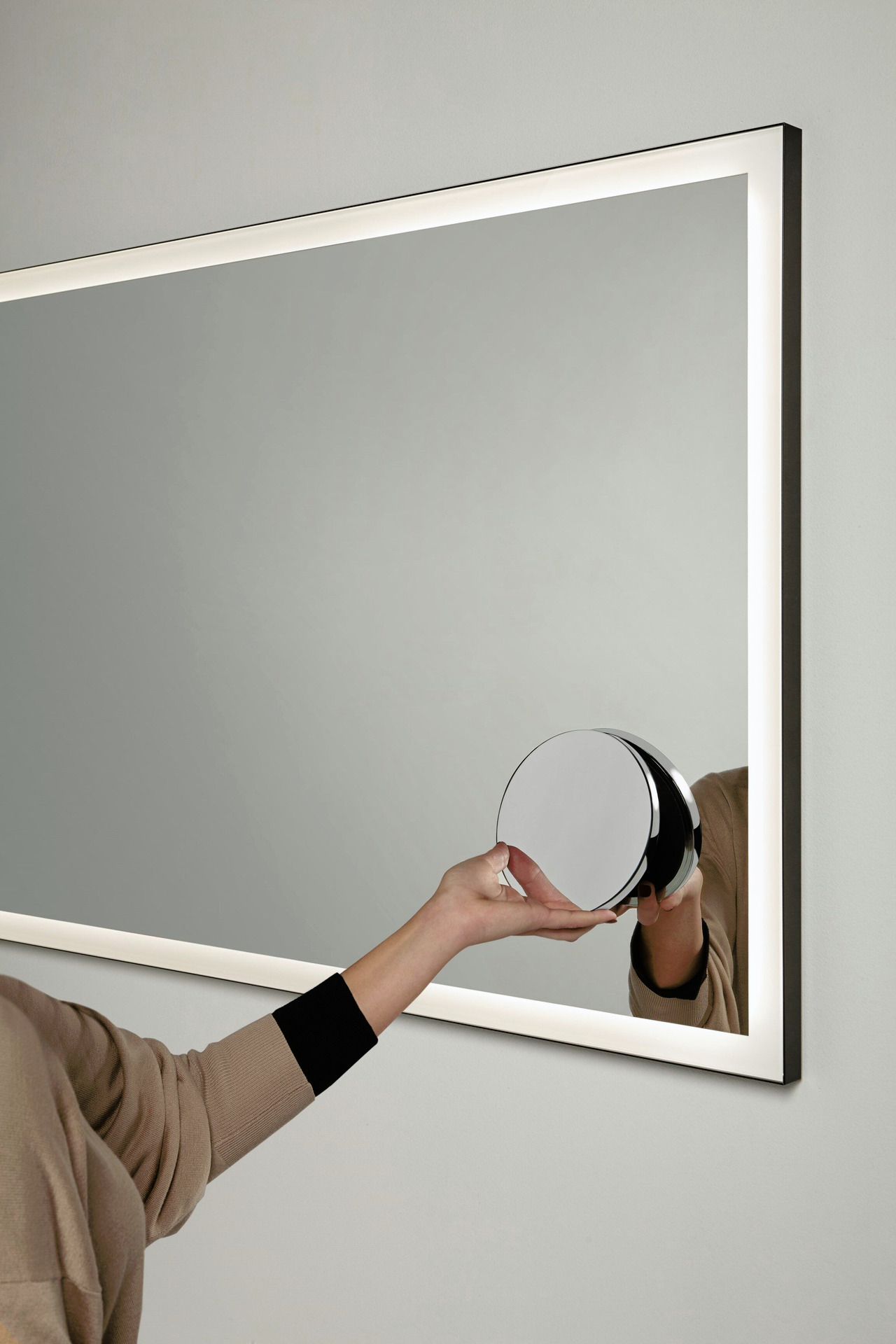 Focus Wall Mirror with LED Lighting, view 4