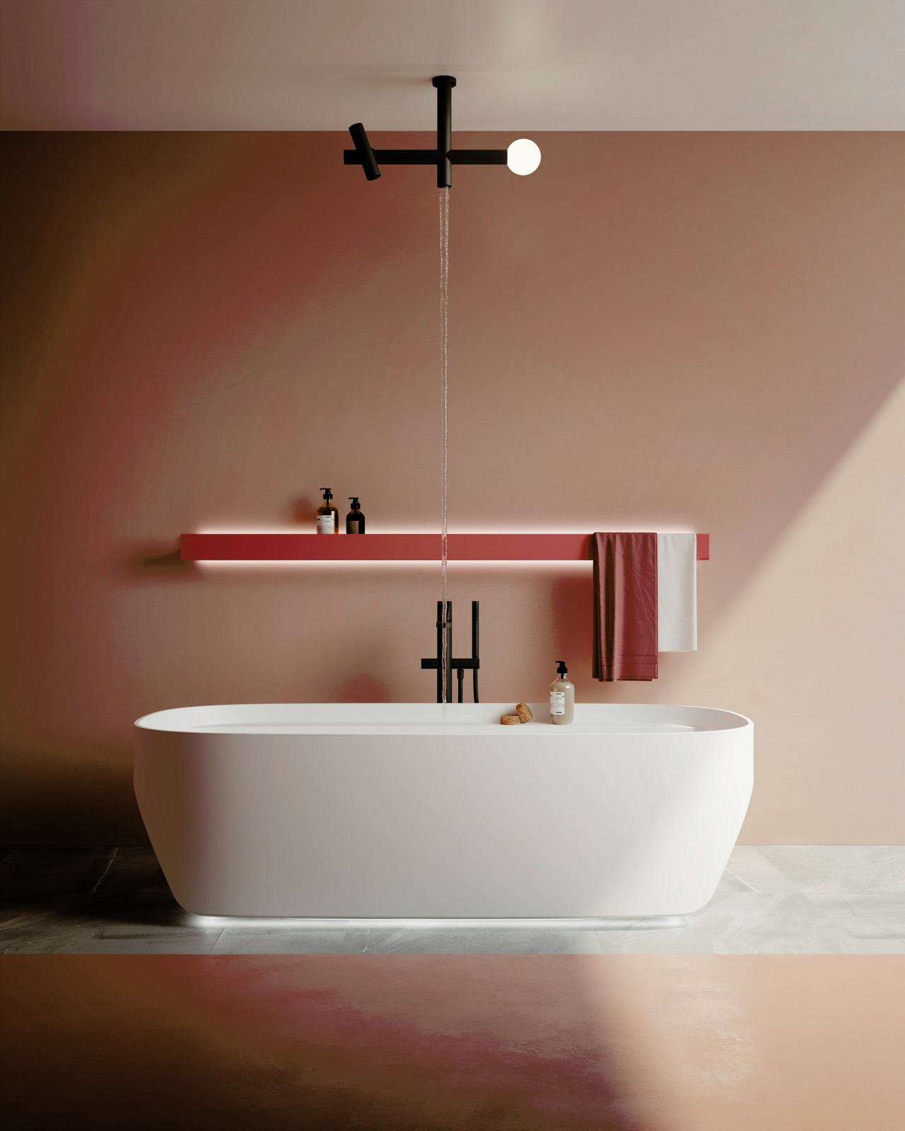 Letteramuta Aluminium Wall Shelf, view 4
