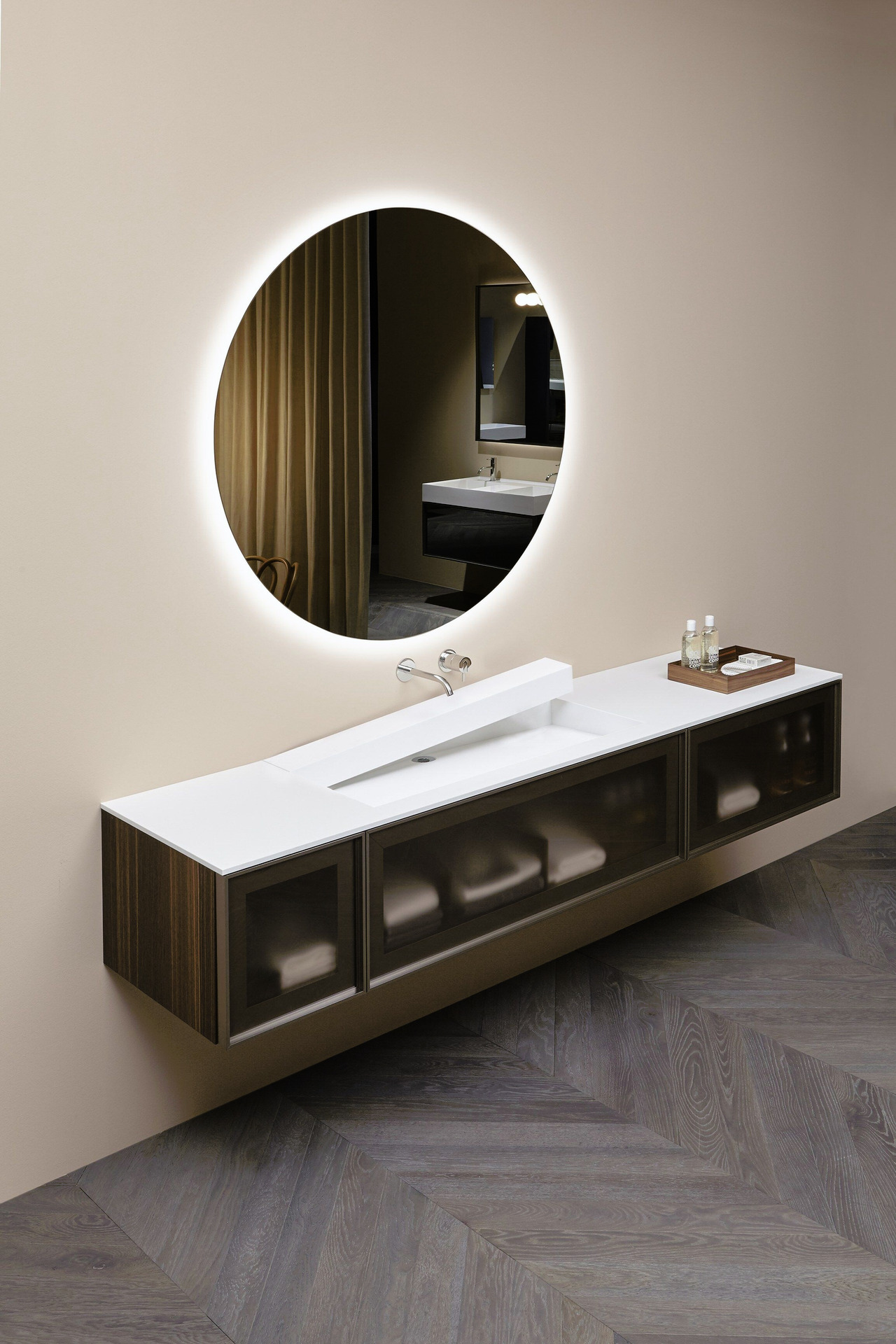 Open Slot Integrated Washbasin, view 6