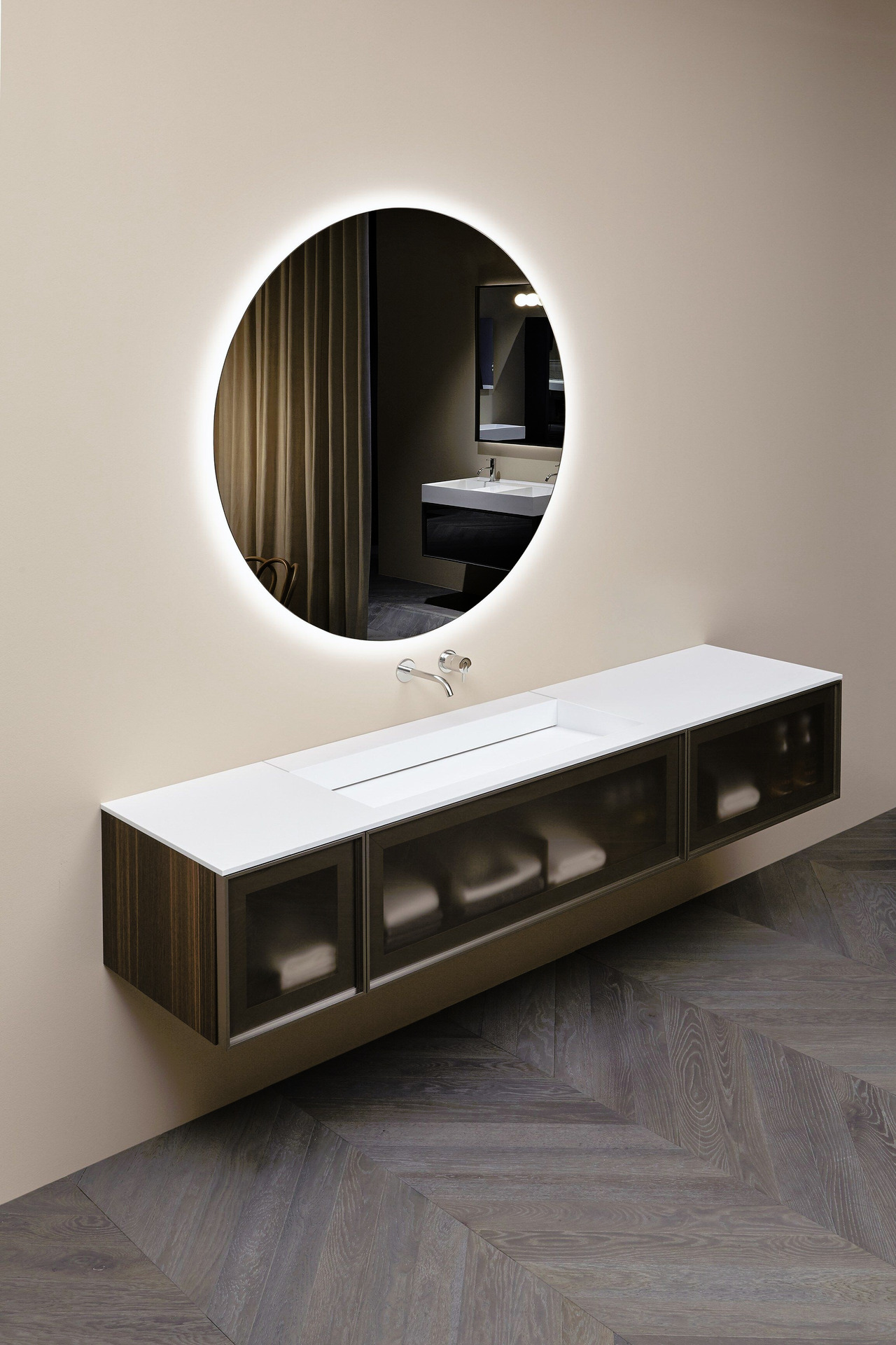 Open Slot Integrated Washbasin, view 7