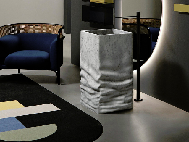 Ossimoro Sculptural Marble Basin