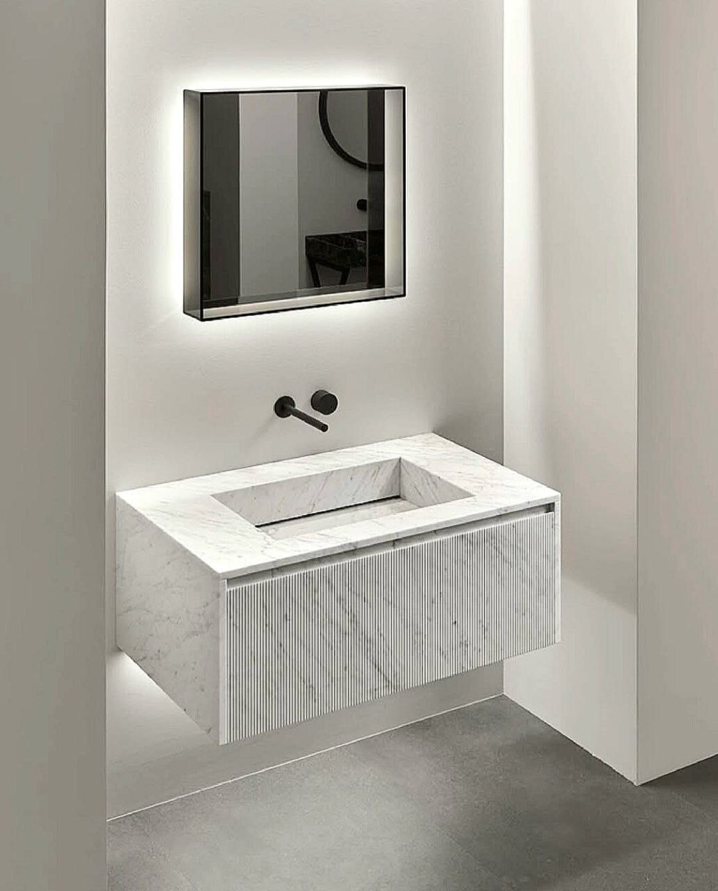 Piana Marble Bathroom Sinks, view 3
