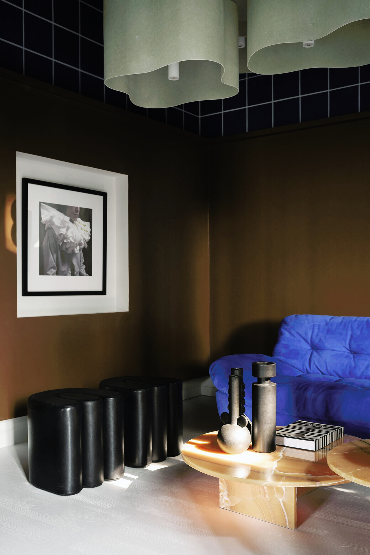 Adel Leather Bench, view 7