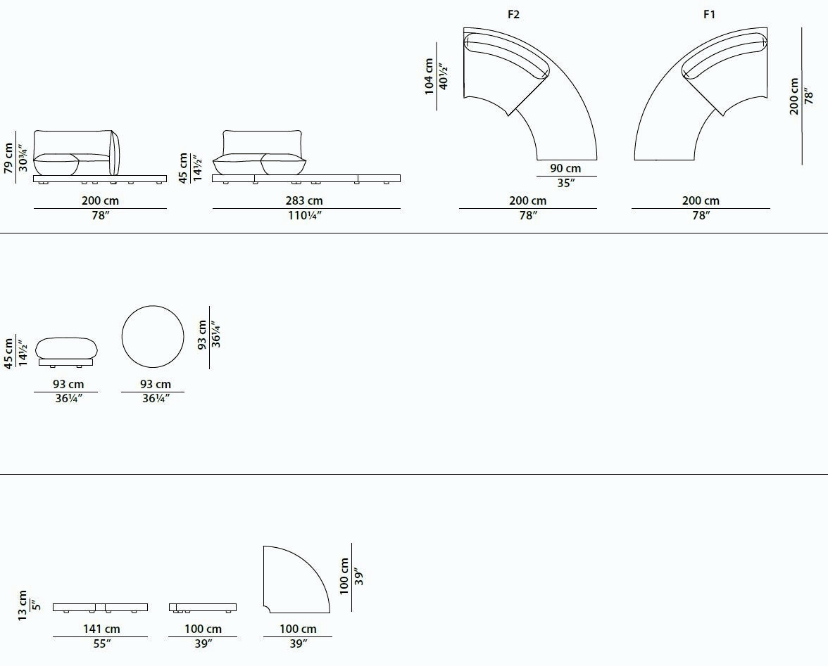 Aura Modular Sofa, view 16