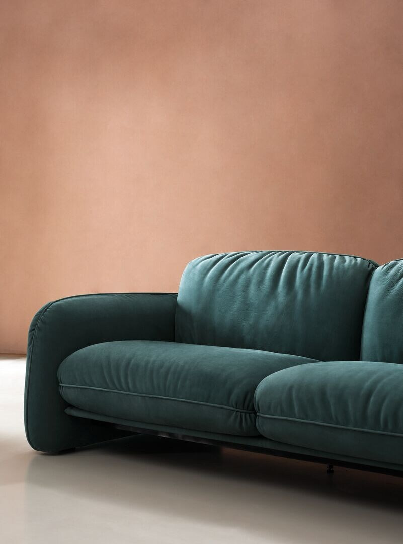 Brigitte Leather Sofa, view 5