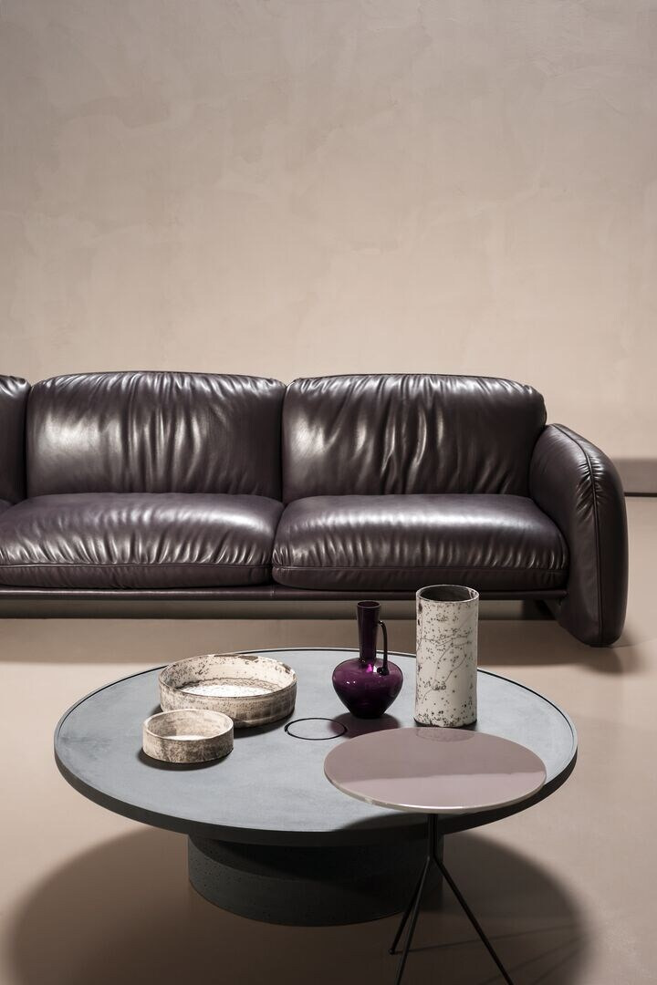 Brigitte Leather Sofa, view 8