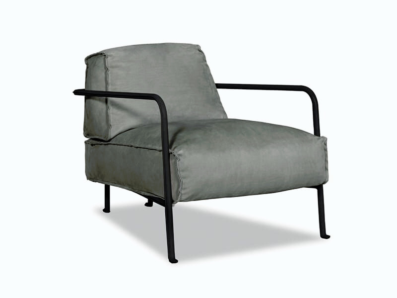 Bruxelles Leather Armchair, view 2