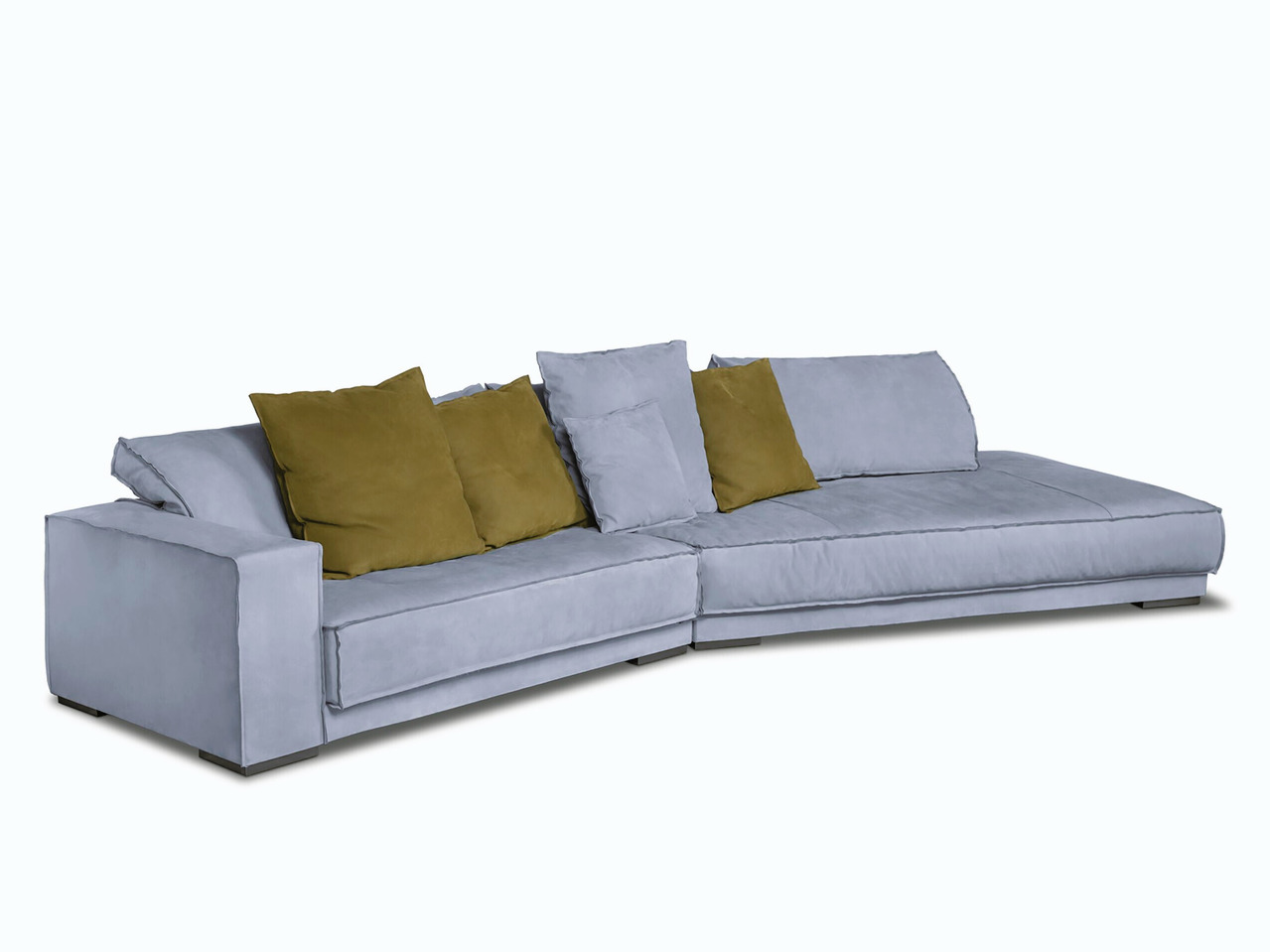 Budapest Soft Modular Leather Sofa