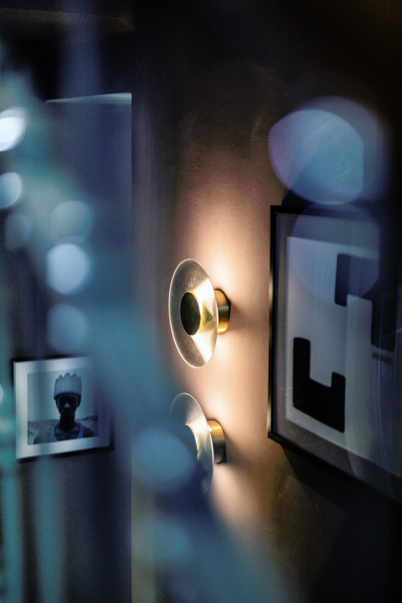 Button LED Wall Light, view 2
