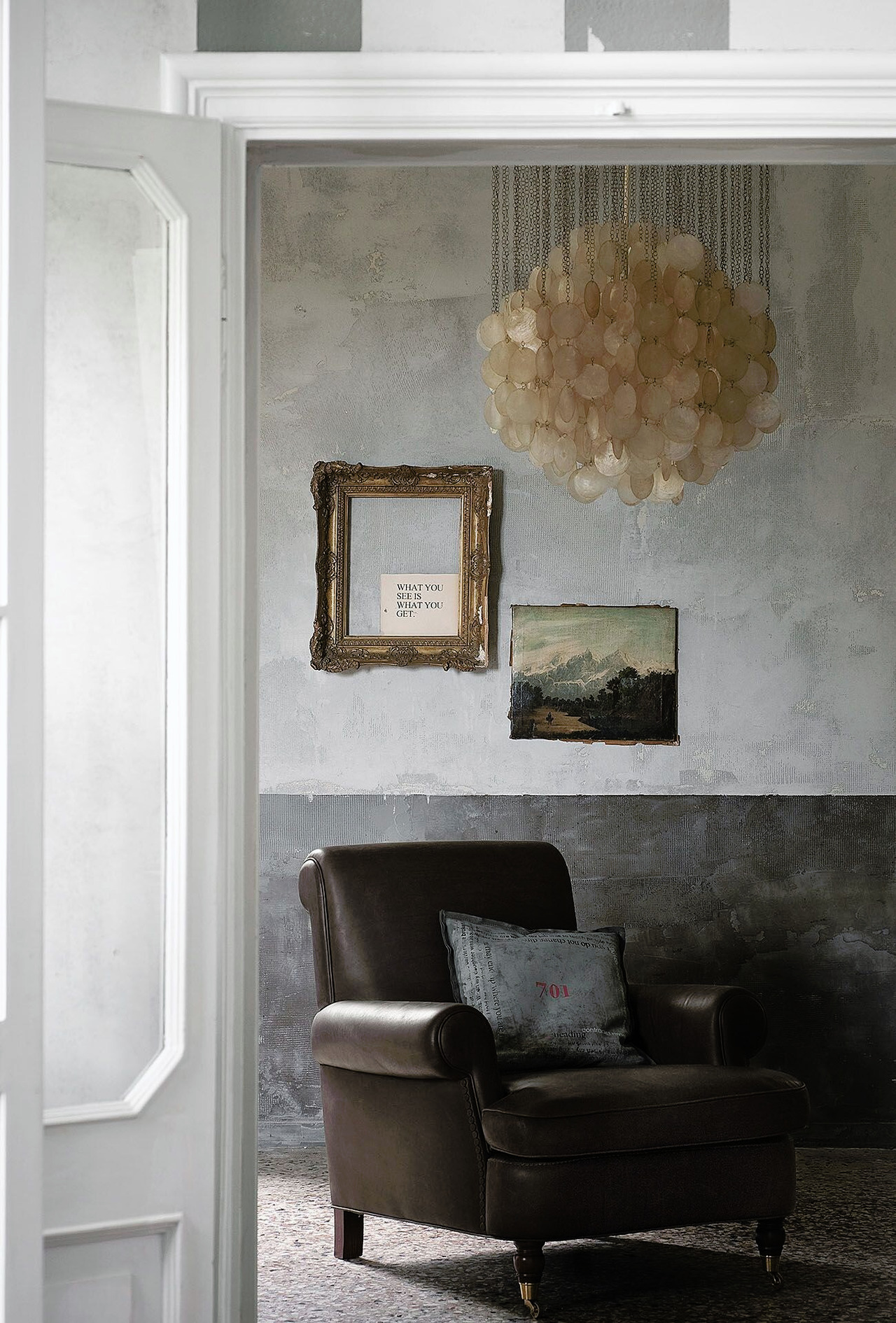 Charlotte Leather Armchair, view 3