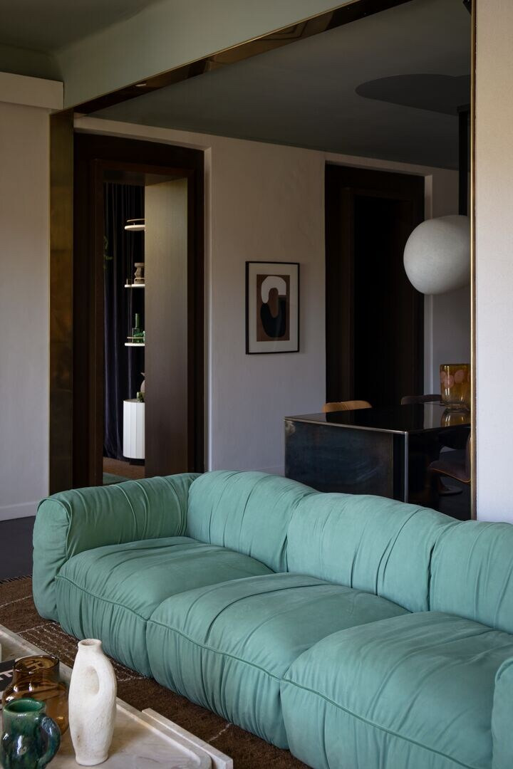 Chicago Leather Sofa, view 3