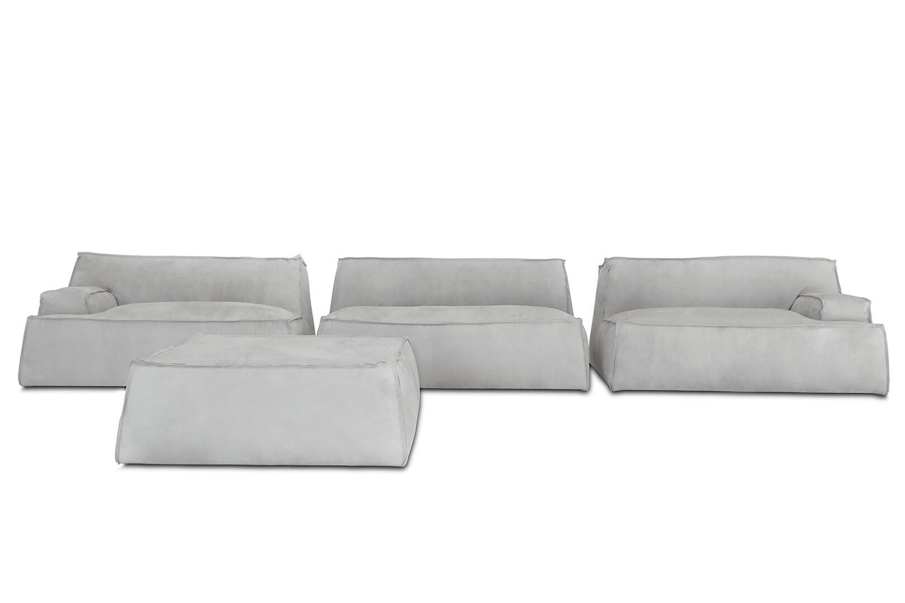 Damasco Leather Loveseat, view 2