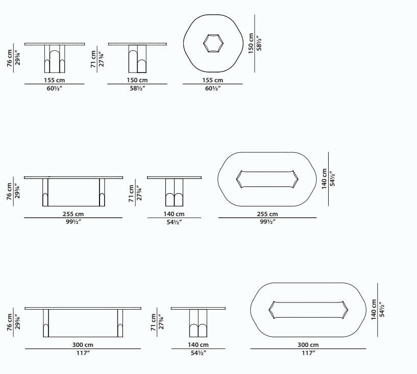 Grace Dining Table, view 4