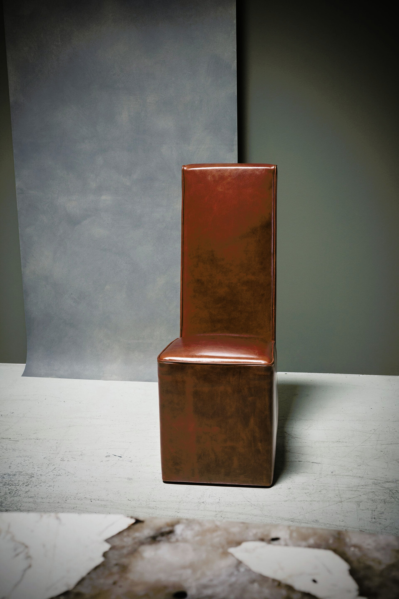 Graz Leather Armchair, view 3