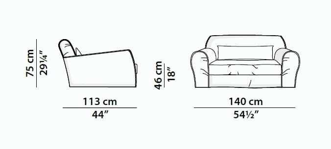 Housse Extra Armchair by Baxter, view 5