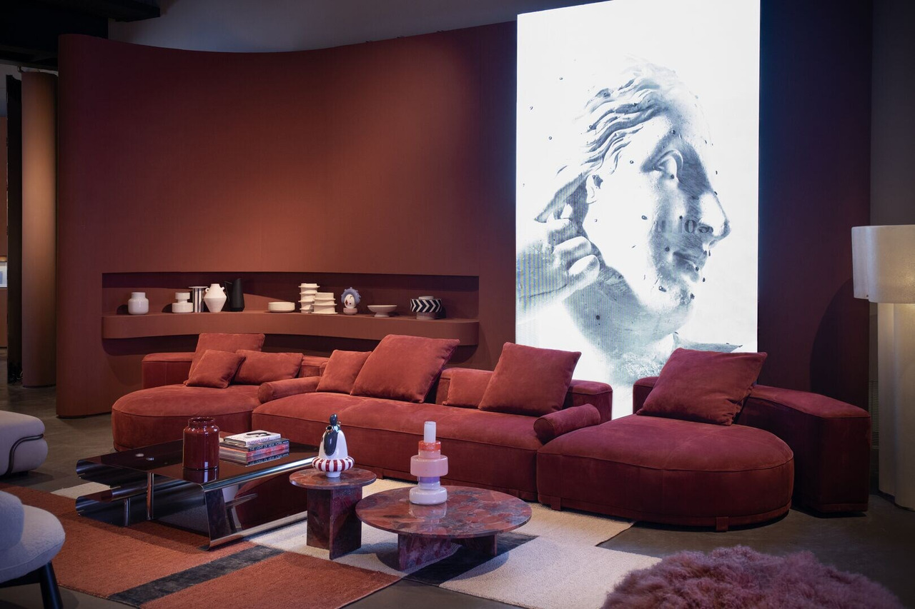 Juliette Baxter Modular Leather Sofa, view 15