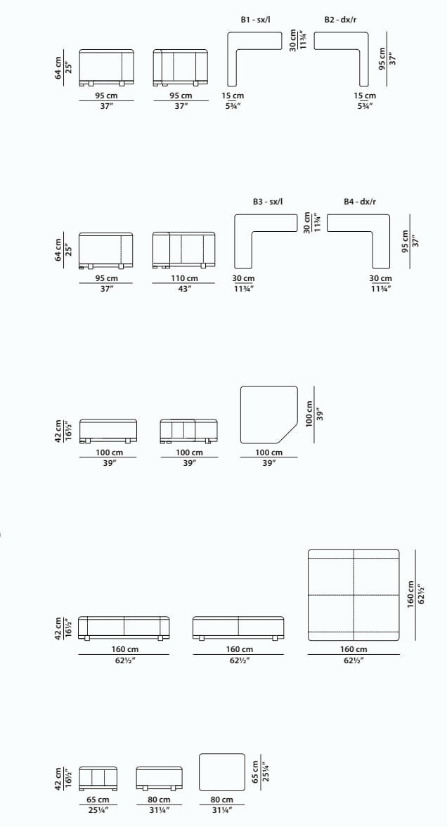 Juliette Baxter Modular Leather Sofa, view 7