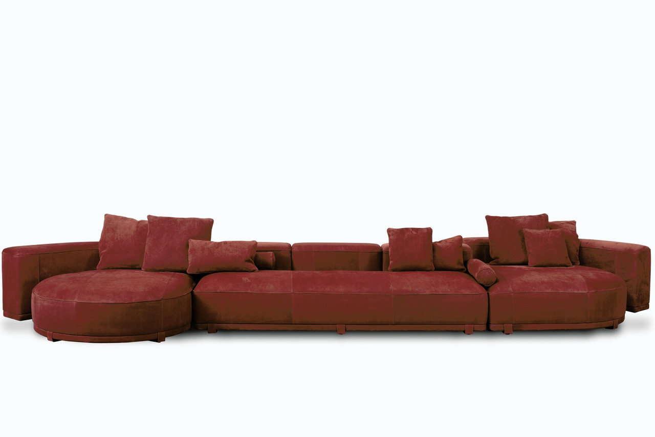 Juliette Baxter Modular Leather Sofa, view 13