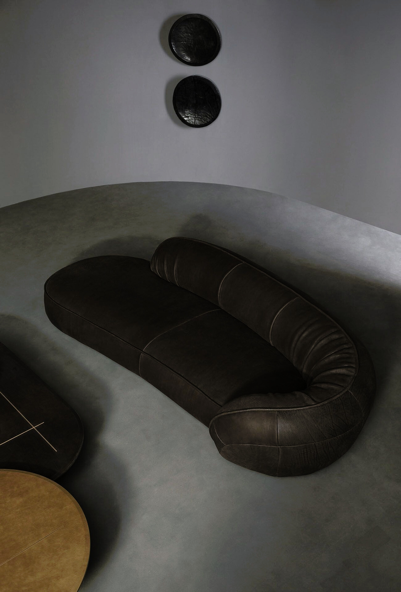 Leon Leather Sofa by Draga & Aurel, view 4