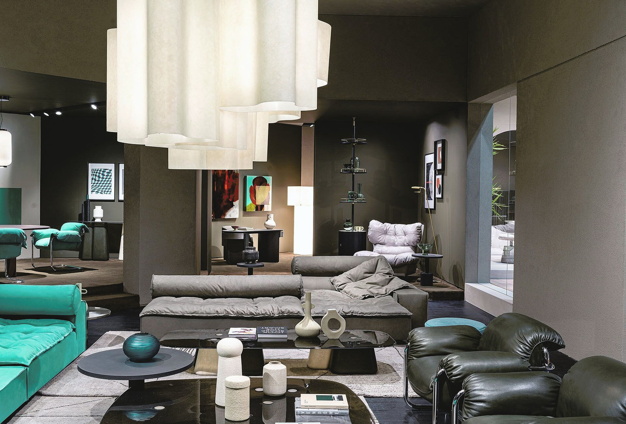 Miami Soft Modular Leather Sofa, view 11