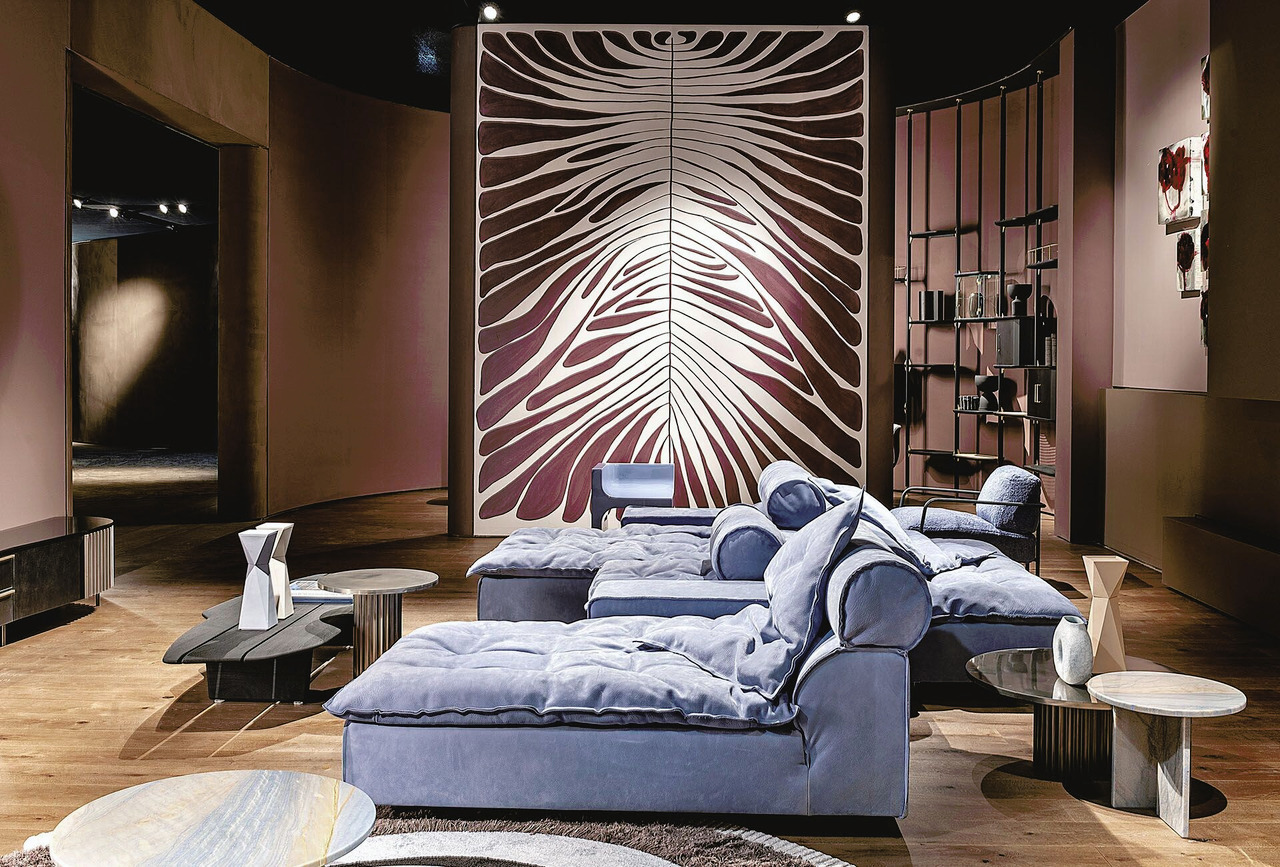 Miami Soft Modular Leather Sofa, view 16