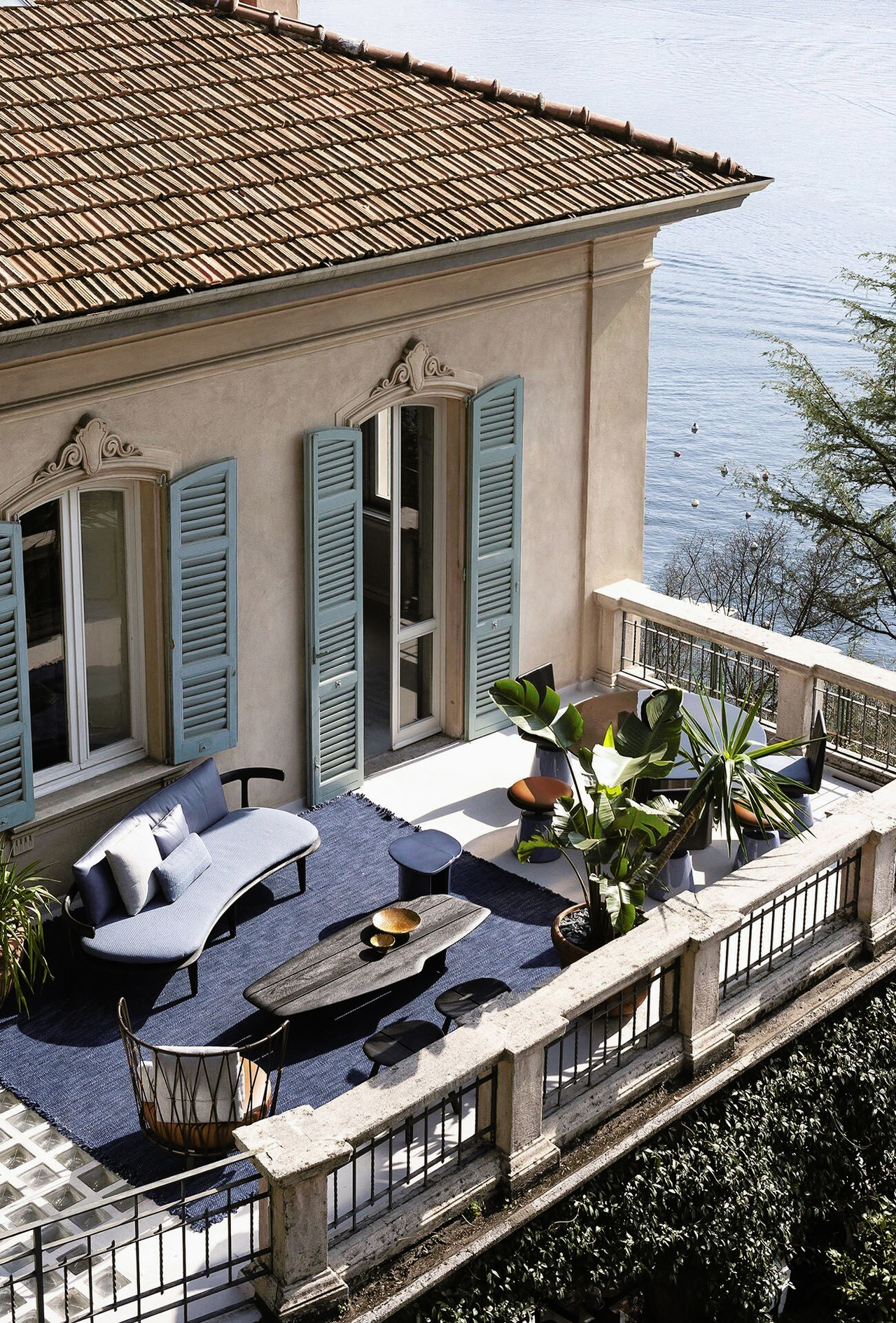 Nairobi Outdoor Table by Baxter, view 2