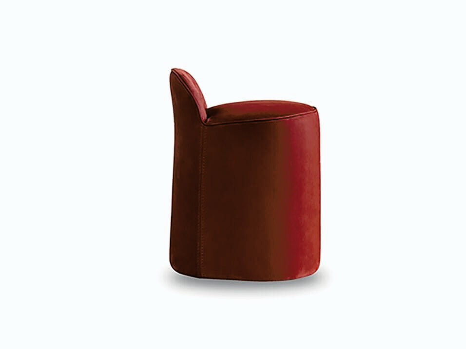 Nina Leather Ottoman by Roberto Lazzeroni