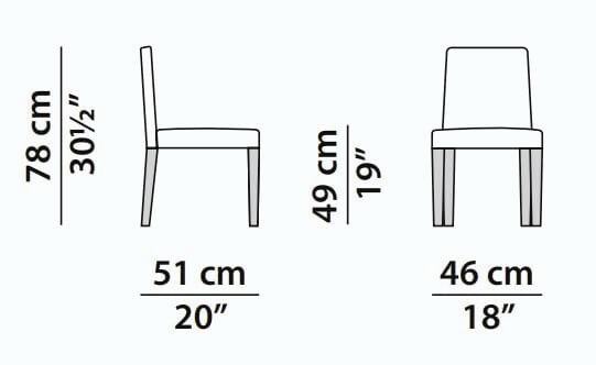 Oslo Leather Chair by Baxter, view 4