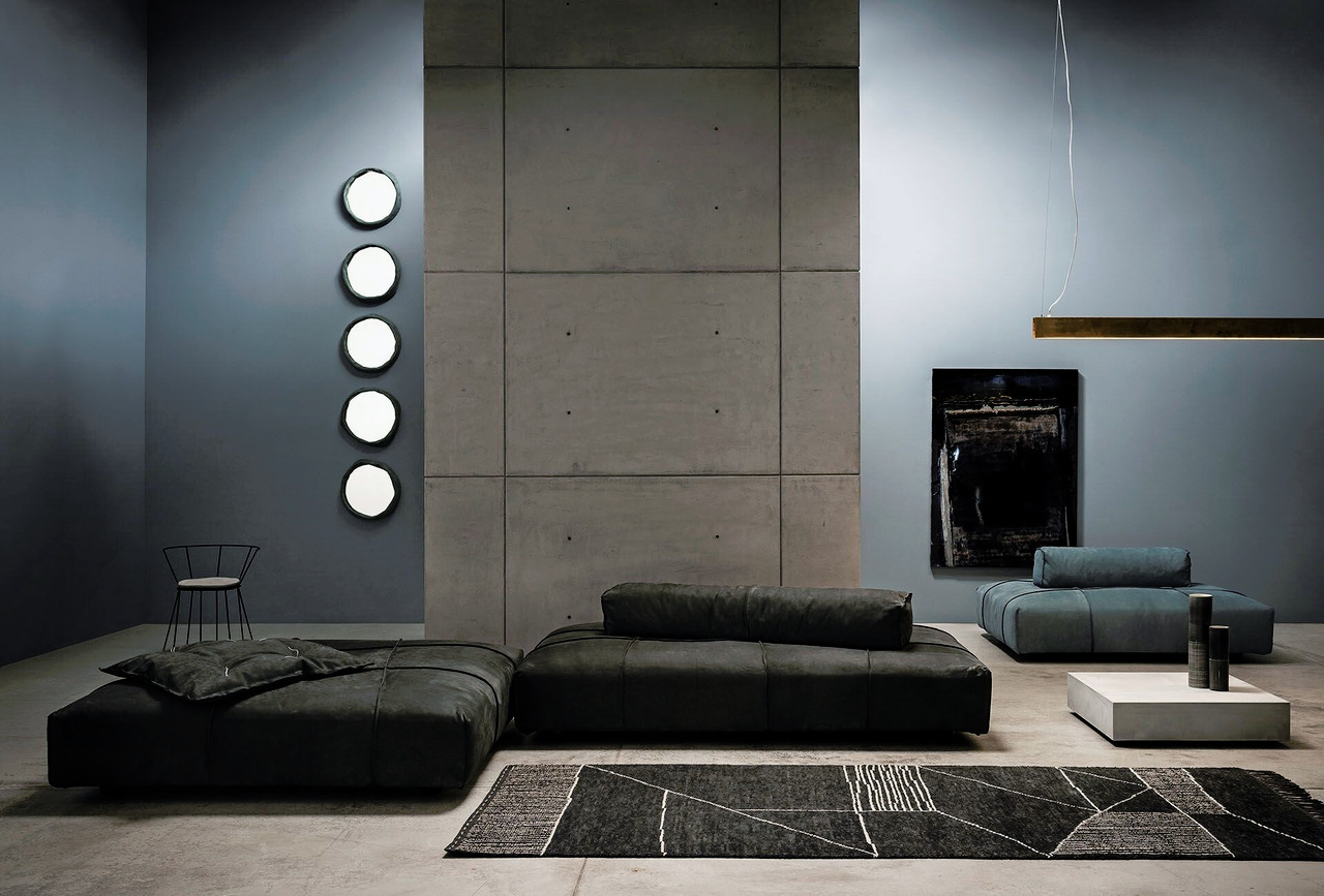 Panama Bold Modular Leather Sofa, view 2