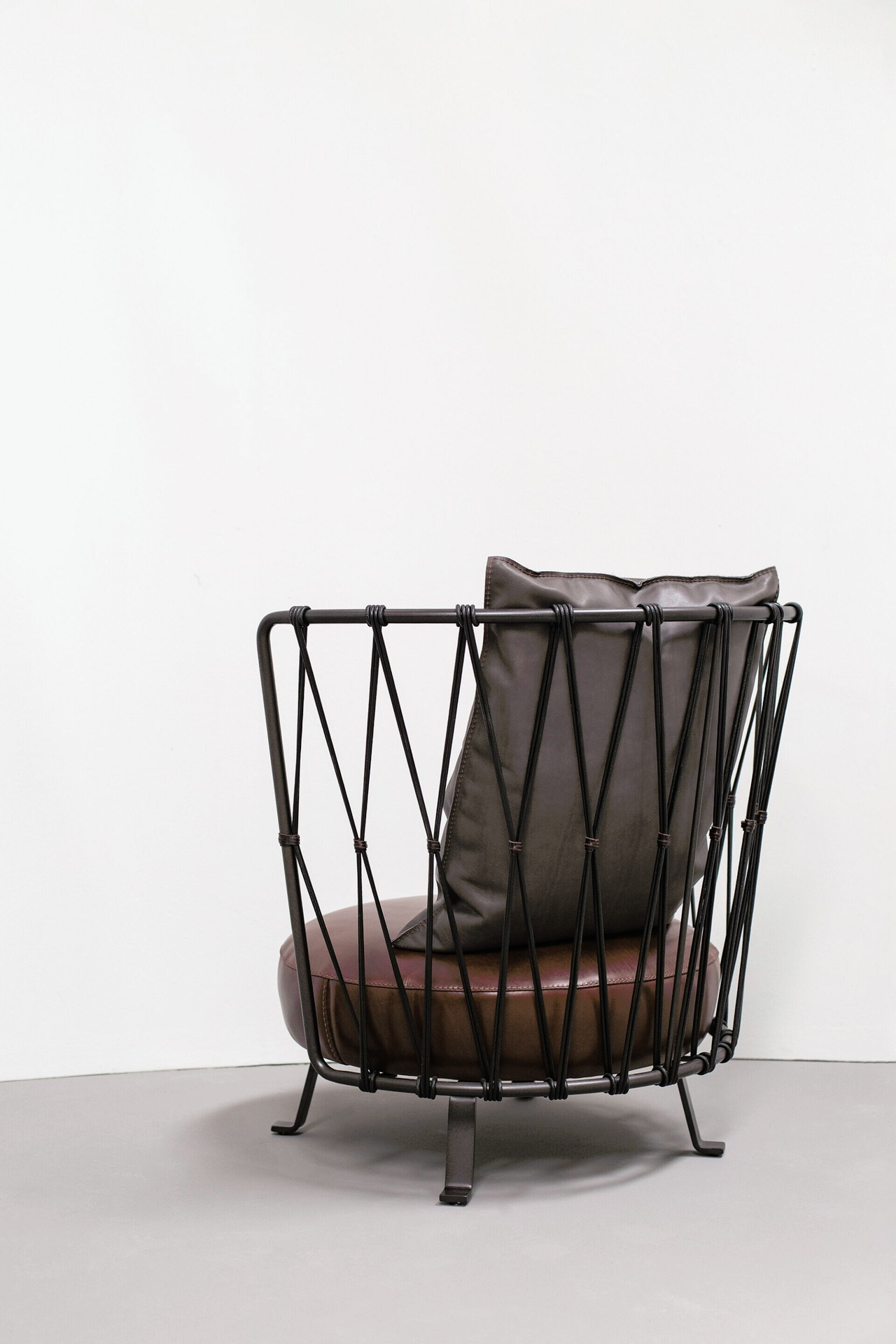 Pedro Leather Armchair by Baxter, view 4