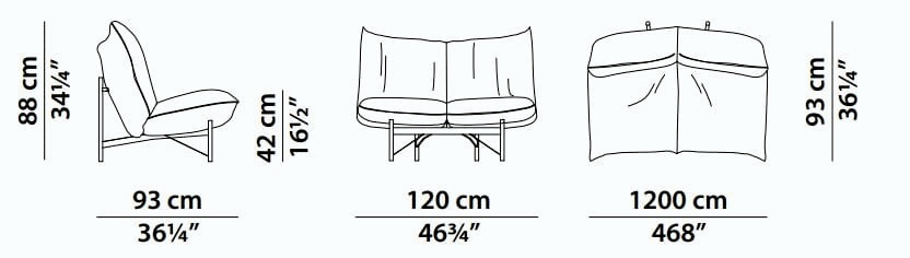 Pillow Armchair by Baxter, view 5