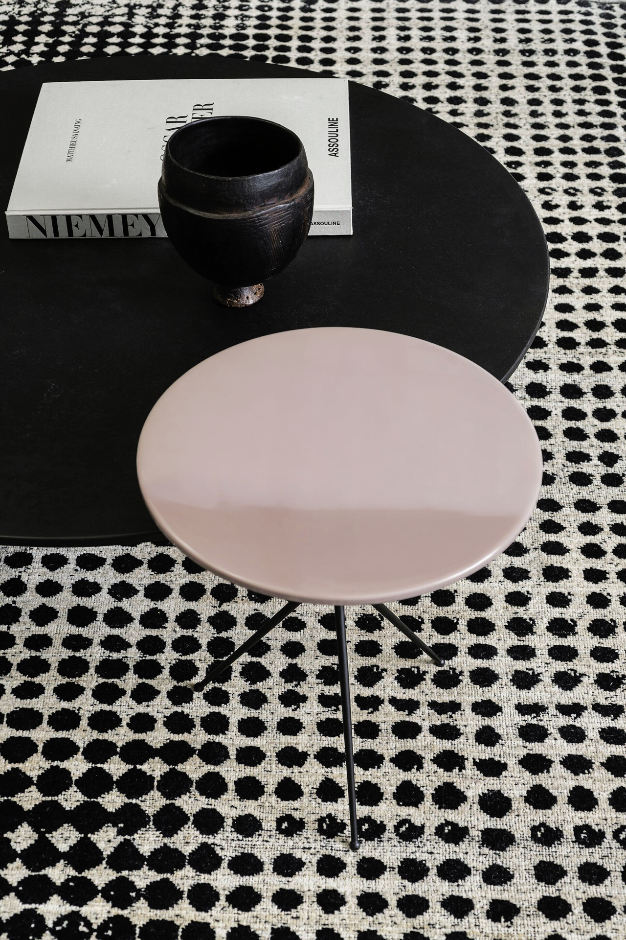 Scarlet Pois Handwoven Rug by Draga&Aurel, view 3