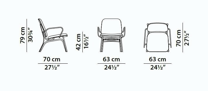 Thea Leather Armchair by Draga & Aurel, view 9