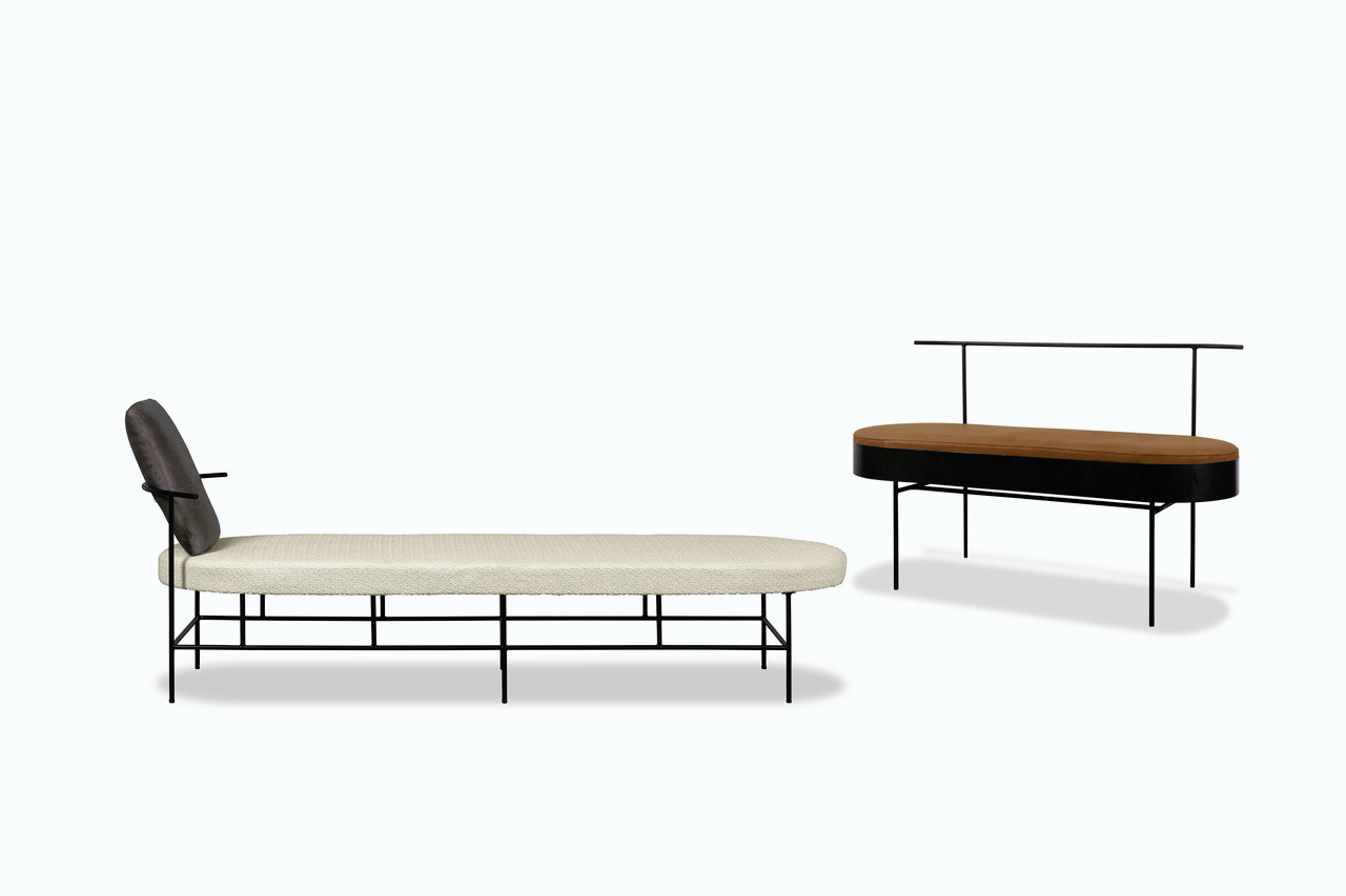 Tia Outdoor Bench, view 2