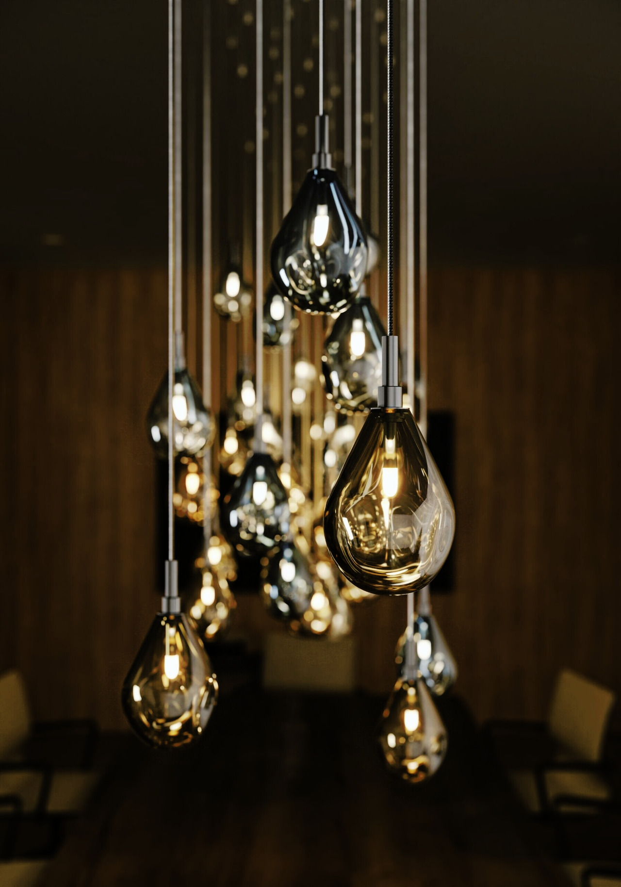 Soap Mini Chandelier, view 2