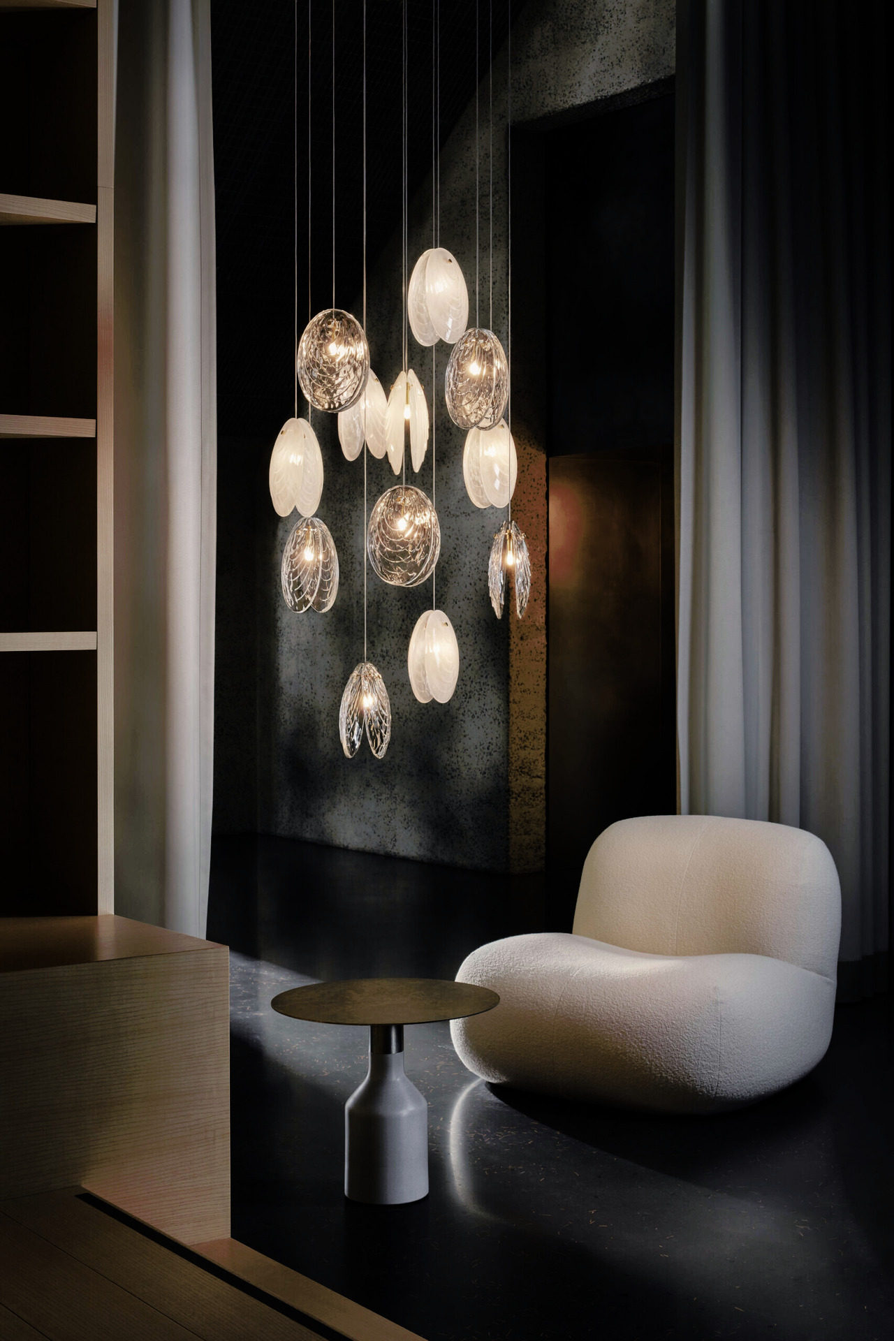 Mussels 3-Light Pendant by Bomma