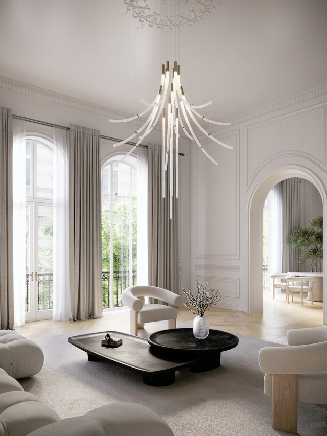 Flare 6-Light Chandelier by Bomma