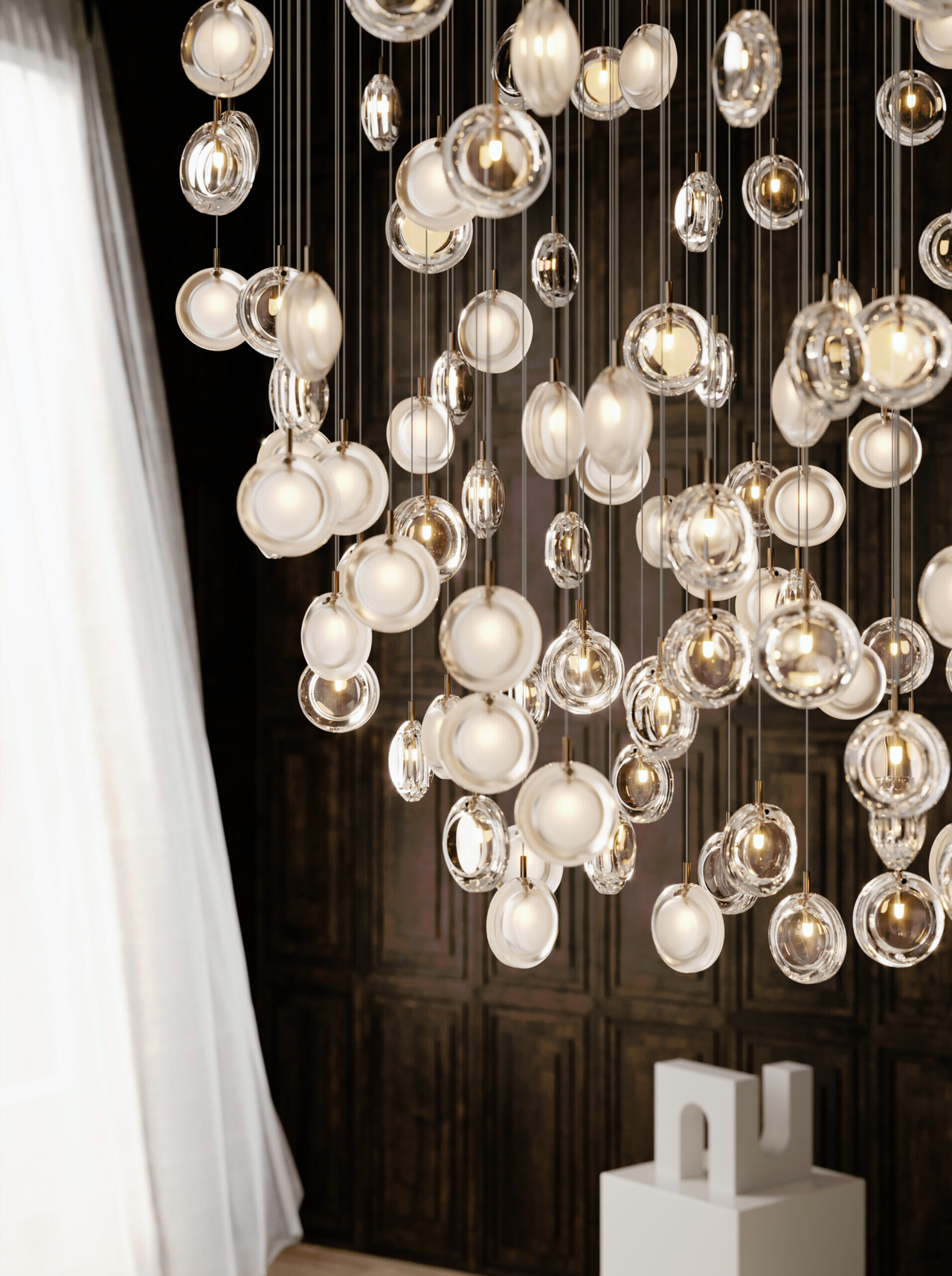 Lens Chandelier