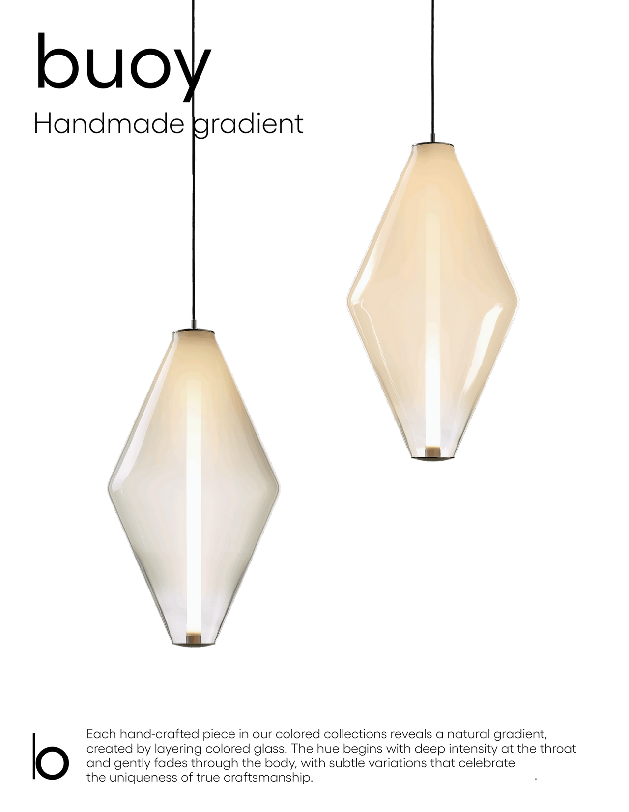 Buoy Pendant Chandelier, 3 Lights, view 3