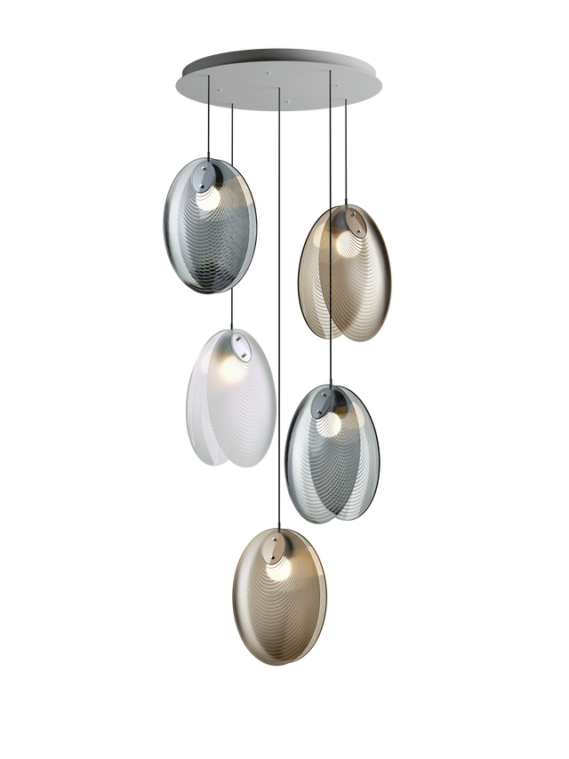 Ama Five-Light Pendant Chandelier by Bomma