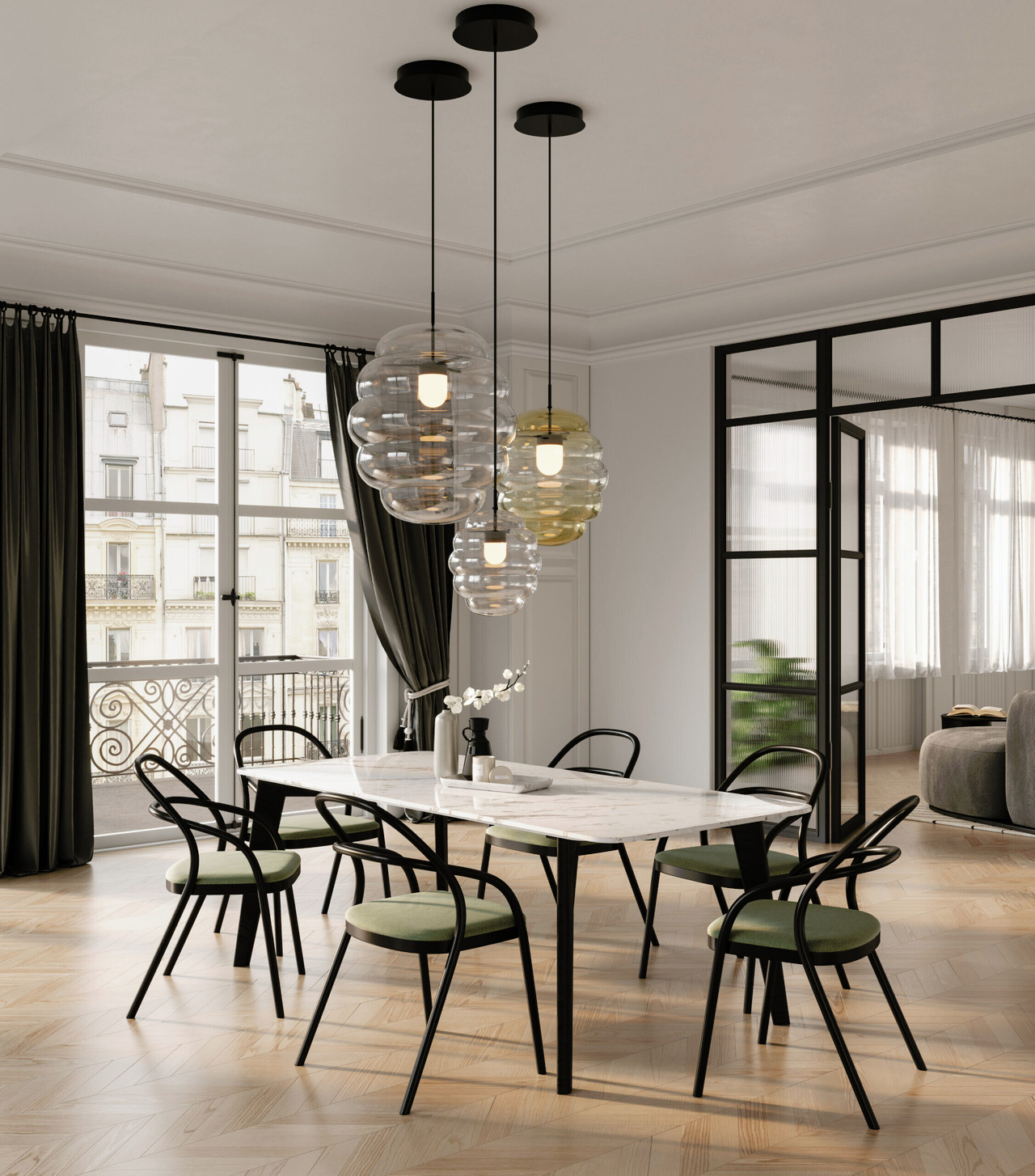Blimp Pendant Chandelier