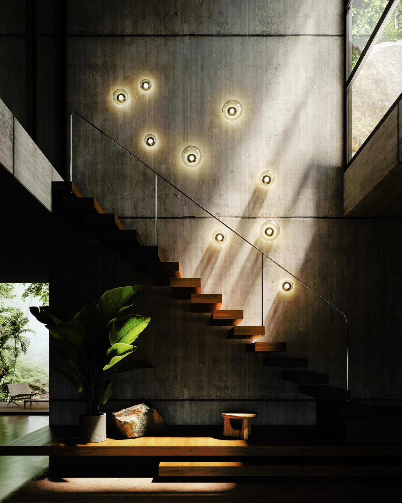 Dew Drops Large Wall and Ceiling Light, view 4