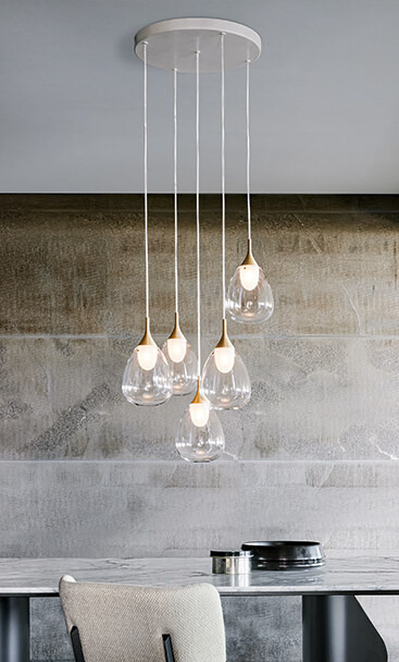 Gocce Pendant Light, view 3
