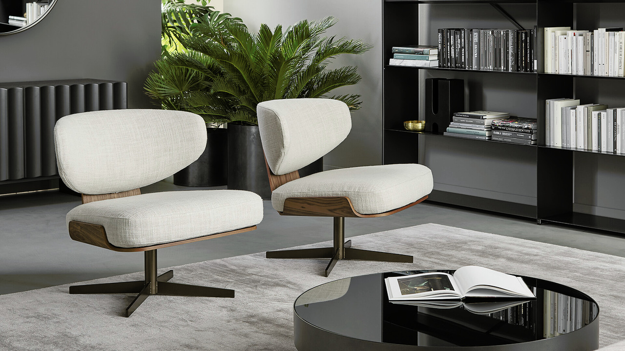 Olos Designer Armchair by Bonaldo, view 4
