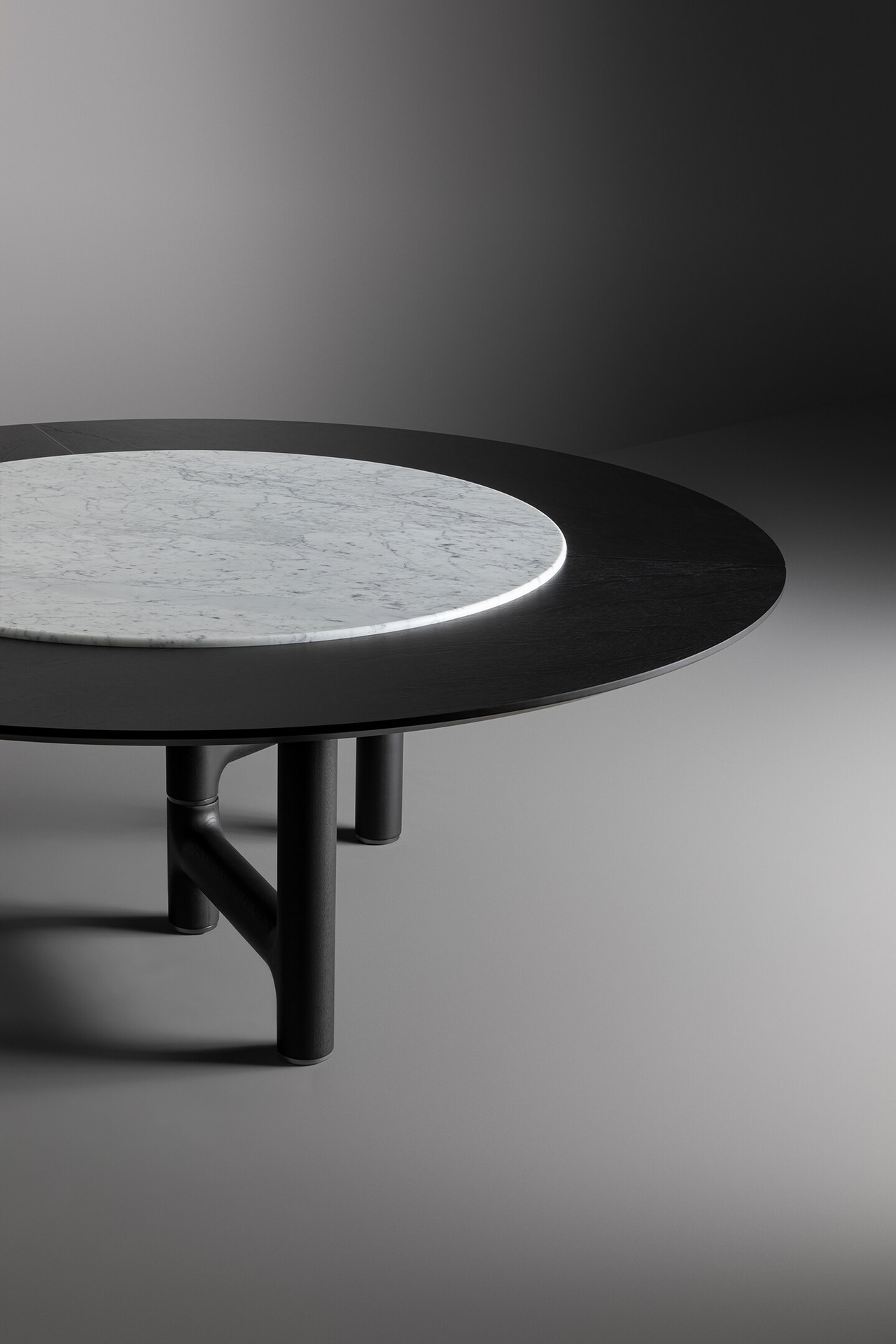 Pivot ST Round Swivel-Top Table, view 3