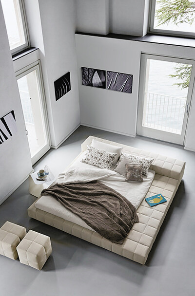 Squaring Designer Bed by Bonaldo, view 4